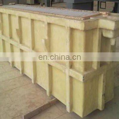 FRP Electrolytic cell for Cu/Zn/Ni ER/EW electrolysis