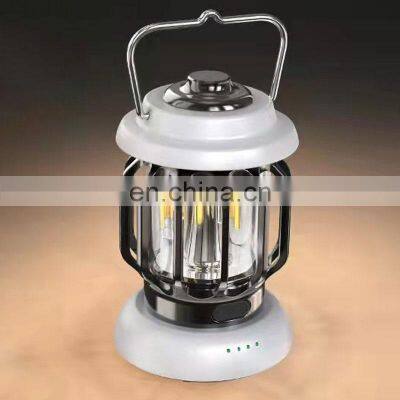 2022 Satisfying Atmosphere Outdoor Retro Rechargeable Small LED Decorations Multifunctional Camping Lamp photo-2