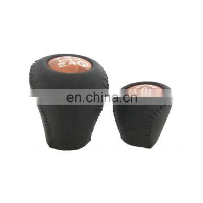 AUSO Accessories Parts Black Gray Wooden Car Manual Gear Shift Knob For Toyota Land Cruiser LC70 Pickup
