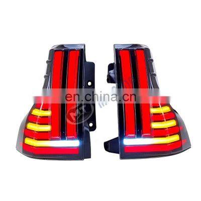 MAICTOP high quality car body parts Smoked Black led taillight for land cruiser prado 150 tail light lamp 2014-2020