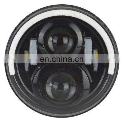 Lantsun для Jeep JL J225 для Jeep Wrangler, светодиодный драконьего головы фонарь с светодиодным кольцом для Jeep JK Wrangler 2007 - 2017 годов photo-2