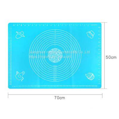 Custom Non Stick Soft Bbq Pastry Oven Kneading Rolling Dough Baking Silicone Mat for Cooking photo-4