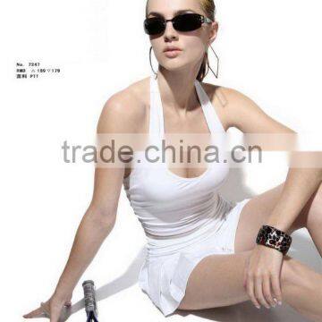 2011 new style fashionable ladies` tennis wear; active and breathable fitness wear