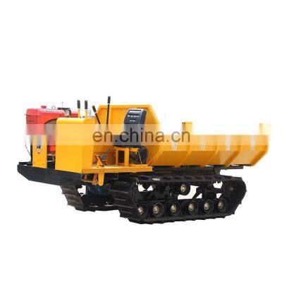 ISO/EPA self loading construction diesel crawler tipper garden mini carrier rubber dumper