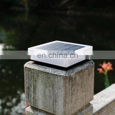 Garden Decorative New Type Modern Lantern Light Outdoor Solar Lamp Column Waterproof Head Solar Pillar Night Light