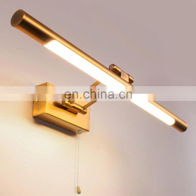 Simple LED Make-Up Light Waterproof Mirror Light Hotel Bathroom Adjustable Wall Mirror Lamp