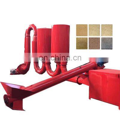 Hot airflow type energy saving wood dryer for charcoal briquette machine drying wood sawdust on promotion