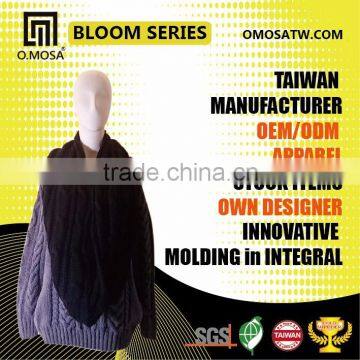 OM2750 O.MOSA 3G_6BS04 Circular Scarf Acrylic Cable Sport Knit Scarf photo-5