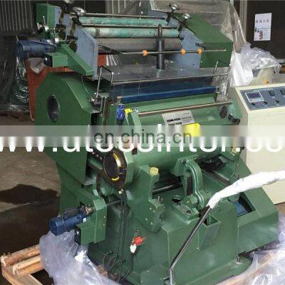 TYMB750 Manual Sheet Feed Paper Cardboard Card Hot Foil Stamping & Die Cutting Machine, Plane Dieline Die Cutter photo-5