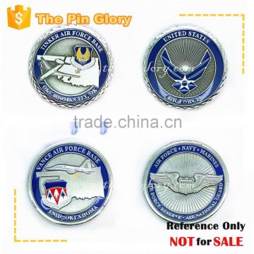 airplane silver challenge coin memorial challenge coin series challenge coin diamond edge coin