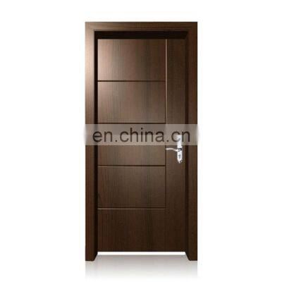 Simple Design Wood Door House Doors Walnut Solid Wood Inteior Wooden Door photo-3