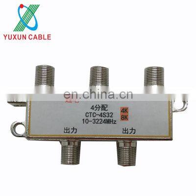 OEM 4K 10-3224MHz Indoor 6 Way CATV Splitter photo-4