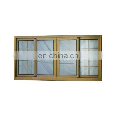 New release champagne color aluminum alloy sliding Windows