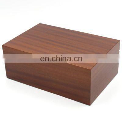 Custom High Gloss Finished Wholesale Modern Okoume Solid Fancy Humidor Cigar Wooden Luxury Cigar Humidor photo-5