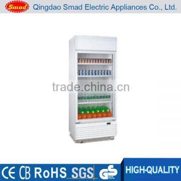 660L commercial supermarket glass display showcase refrigerators