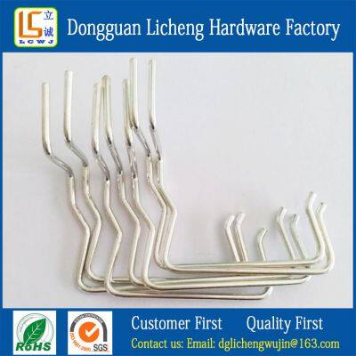 Stainless steel spring wire clamp, 65 manganese steel wire clip, power transformer fixing clip, surface tin plated, easy to solder.