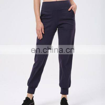New Good Quality Women Casual Fitness Workout Pants Sports Running Gym Wear Yoga Women Loose Casual Jogger With Pockets