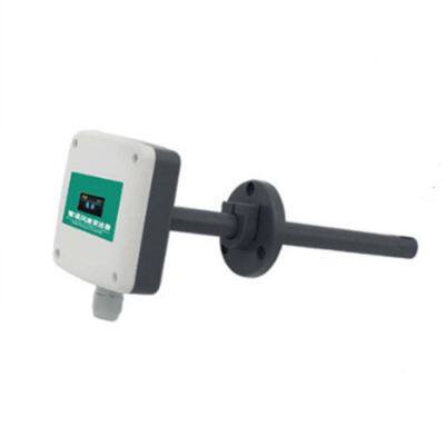 Ducted Type 4~20mA 0-10V DC Wind Speed Sensor Air Velocity Sensor for Hvac System photo-2