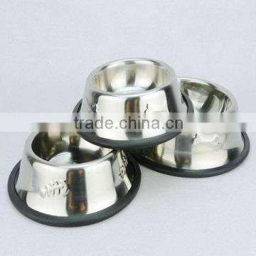 The thickened stainless steel pet bowl,Pet products