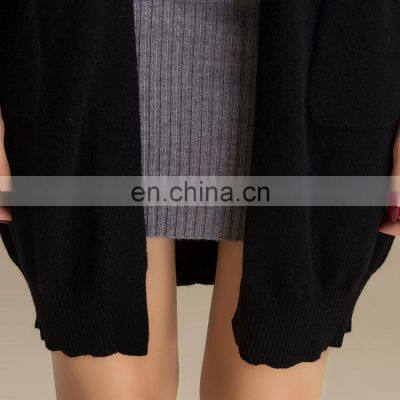 Cheapest Price Women Off Shoulder Full Body Thick Wool Cashmere Blended Sweater
