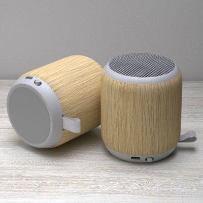 Good Quality Portable Wooden Speakers 5W Bamboo Bluetooth Small Speaker For Mobile Phone