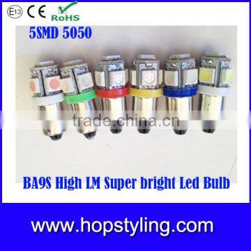 HIgh quality Ba9s 5SMD led auto bulb, Ba9s 5SMD tail tuning light