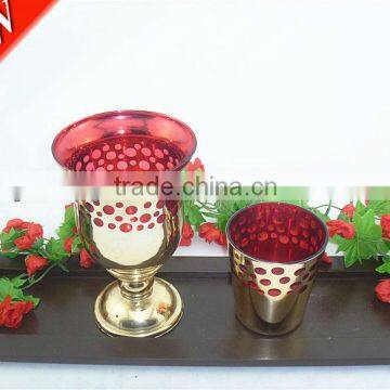 mural decoration wrought iron candelabra