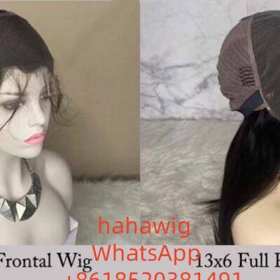 Wig 100% Human Hair Virgin Hair Lace Wig Straight photo-4