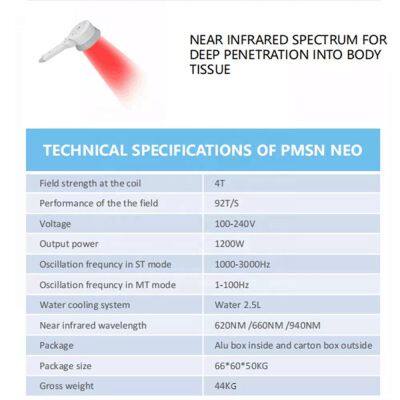 Portable EMS Electromagnetic Body Therapy High Pain Relief Magnetotherapy Device PMST NEO Physio Magneto Beauty Equipment photo-4