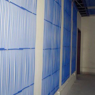 Capillary Tube Mats PLASTER ON GYPSUM BOARD Ceiling Installation photo-5