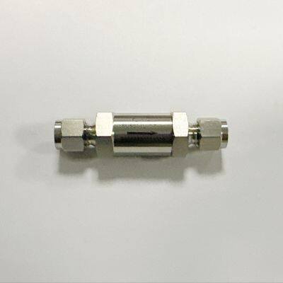 Stainless Steel Double Ferrule Valve 316L for High Purity Systems 1/4