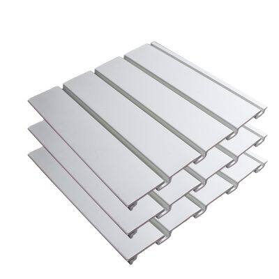 Heiße Verkauf Vinyl PVC Slatwall-Paneele für Garagenwände. Hersteller seit 1992