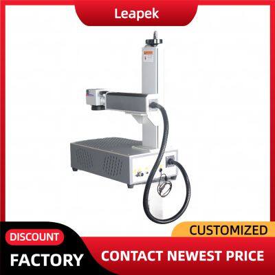 JPT Raycus 50W Fiber Laser Engraver 30W 20W Stainless Steel Marking Machine With Rotary Axis for Jewelry Gold Silver Engraver photo-4