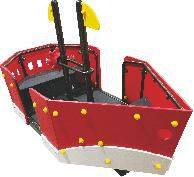 Моделирование маленького дома с доской из ПЭ (полиэтилена) в виде лодки