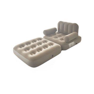 LXLOMAND Inflatable Sofa, Outdoor Fully Automatic Portable Folding Bed, Sofa Bed, Camping Tent, Home Lazy Air Mattress