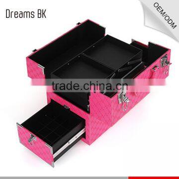 Guangzhou Factory Wholesale Makeup Case Nail Polish Cosmetic Case With Drawer photo-5