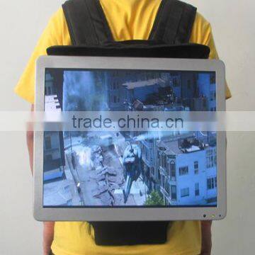 15.6 Inch Wall Mounted Backpack All in One PC/Wireless for Shelf Touch Screen Wall Mounted LCD Advertisement Players photo-2