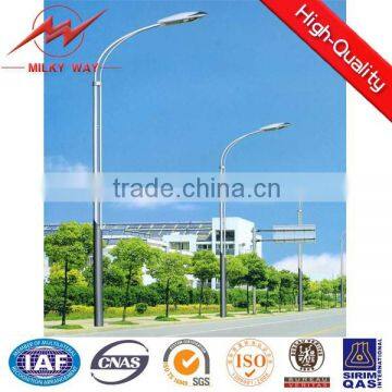 led solar street lighting system&steel new used street light poles cheap price china supplier