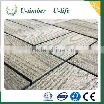 Waterproof and Environmental Wpc Diy Tile Decking photo-4