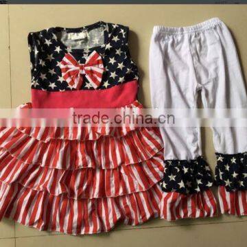 USA Children Clothing Wholesale Independence Day Patriotic Suit Children Infant & Toddlers Clothing photo-5