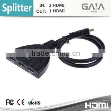 3X1 HDMI Switch Hub 3 in 1 Out Support 3D 1080p