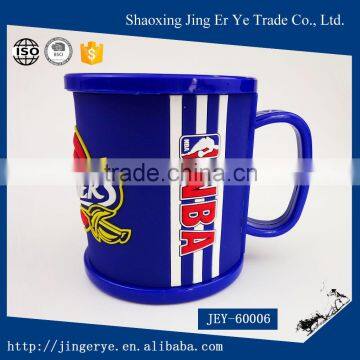 NBA Design Colored Plastic Cups With Handle