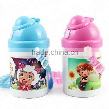 400ml PP material blank plastic Water bottle for kids