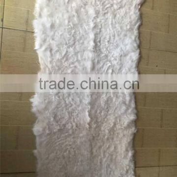 Good Quality White Lamb Fur Plate / Real Lamb Skin