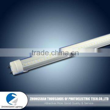 Fast response time CT 2900K-6500K indoor t8 led tube 1200mm 18w