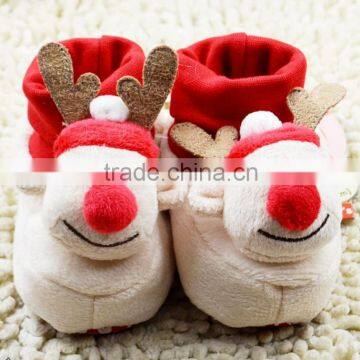 Christmas socks shoes baby toddler shoes cute animal baby socks shoes