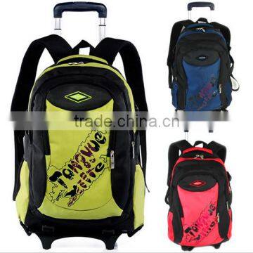 High quality fashion leisure design children trolley school bag