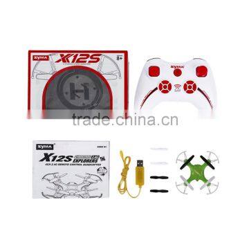 Green Syma X12S 6-Axis Gyro RC Quadcopter Mini Drone RTF Aircraft