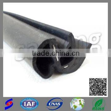 solid and foam rubber with steel strip