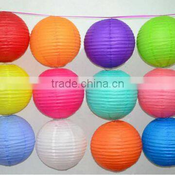 Party Decorated Paper Round Lantern for Wedding Party Home Decor